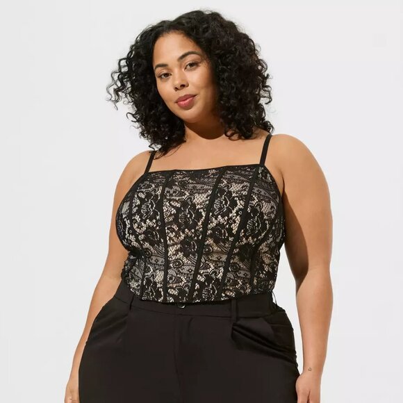 Torrid size 1 - new with tags - corset lace top - Picture 2 of 7